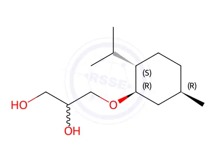 Chemical structure of 3-((2-Isopropyl-5-methylcyclohexyl)oxy)propane-1,2-diol