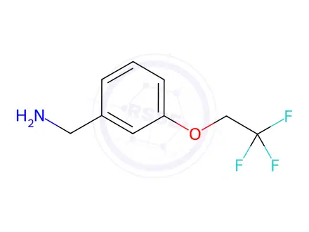 Chemical structure of [3-(2,2,2-trifluoroethoxy)phenyl]methanamine