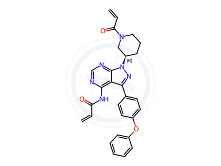 Chemical structure of Ibrutinib Impurity 2