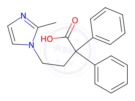 Chemical structure of Imidafenacin Impurity 3 Monomer