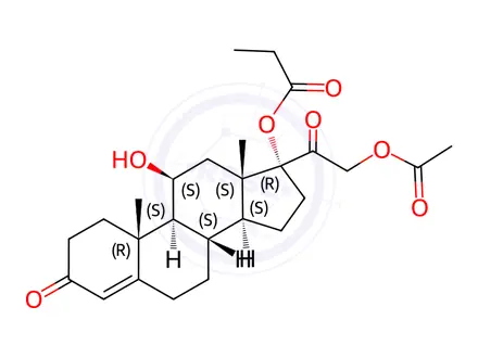 Chemical structure of Hydrocortisone Impurity 27