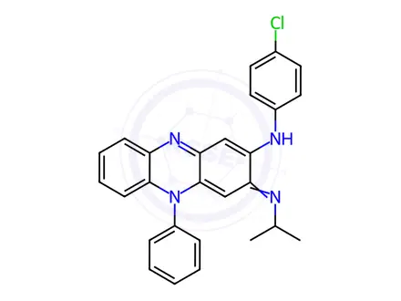Chemical structure of Clofazimine Impurity 1