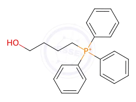 Chemical structure of (4-Hydroxybutyl)triphenylphosphonium bromide