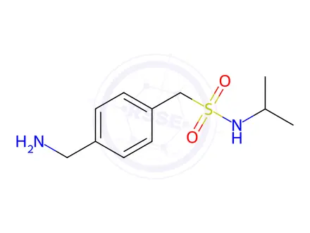 Chemical structure of [4-(aminomethyl)phenyl]-N-(propan-2-yl)methanesulfonamide