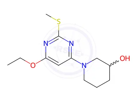 Chemical structure of 1-(6-Ethoxy-2-Methylsulfanyl-pyriMidin-4-yl)-piperidin-3-ol