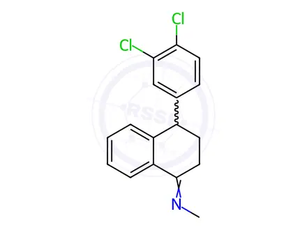 Chemical structure of Sertraline Hydrochloride Impurity 13