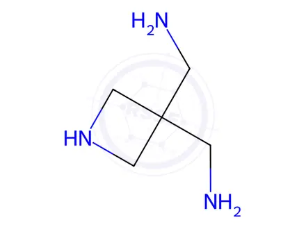 Chemical structure of 3-(aminomethyl)azetidin-3-yl]methanamine trihydrochloride