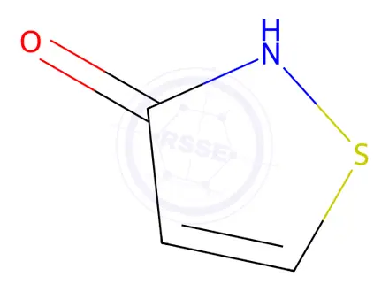 Chemical structure of 3(2H)-Isothiazolone