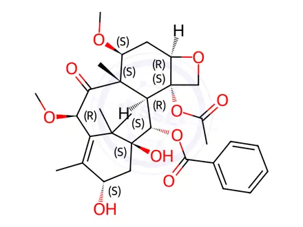 Chemical structure of 10-Deacetyl-7,10-dimethoxy-Baccatin III