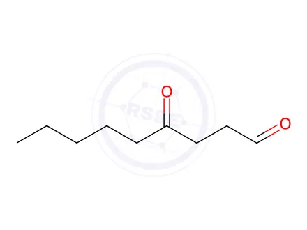 Chemical structure of 4-Oxononanal