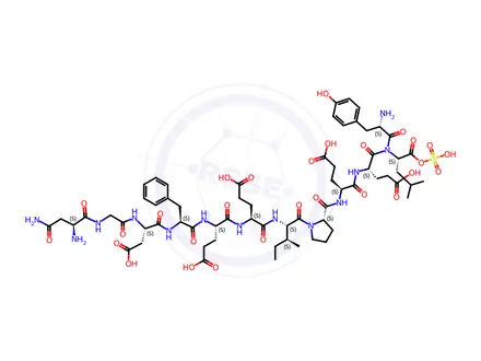 Chemical structure of Hirugen