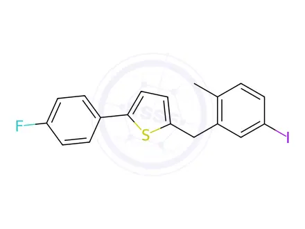 Chemical structure of Canagliflozin Impurity 105
