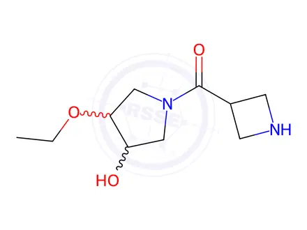 Chemical structure of Azetidin-3-yl(3-ethoxy-4-hydroxypyrrolidin-1-yl)methanone