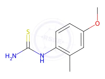 Chemical structure of (4-Methoxy-2-methylphenyl)thiourea