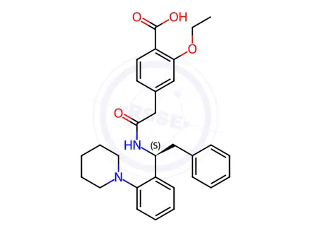 Chemical structure of Repaglinide Impurity 5