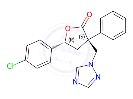 Chemical structure of Fenbuconazole Impurity 1