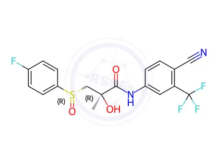 Chemical structure of Bicalutamide Impurity 40