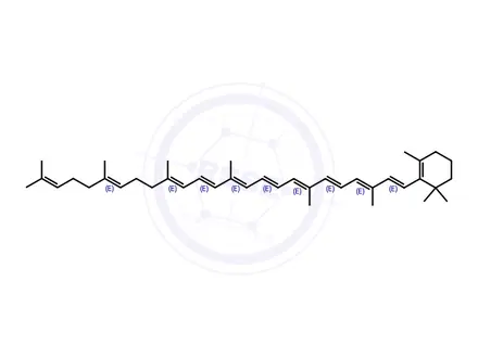 Chemical structure of Carotene Impurity 10