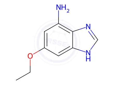 Chemical structure of Benzimidazole, 4-amino-6-ethoxy-(6CI)