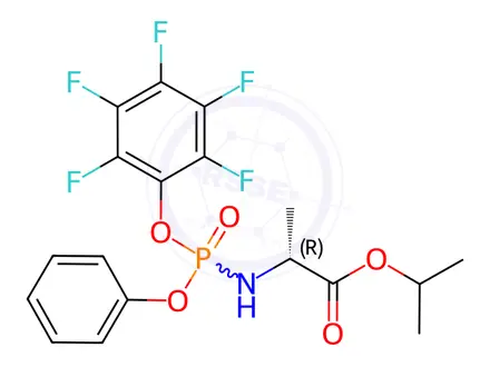 Chemical structure of Sofosbuvir Impurity 9