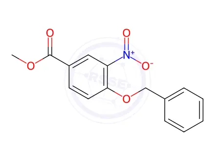 Chemical structure of Methyl 4-(Benzyloxy)-3-nitrobenzoate