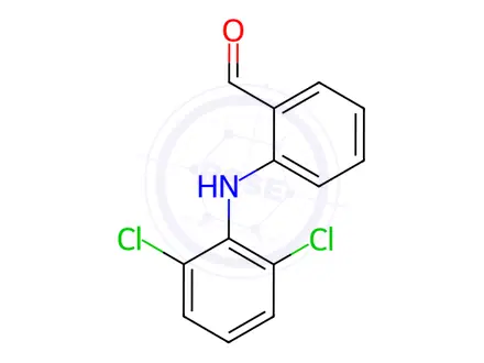 Chemical structure of Diclofenac EP Impurity B