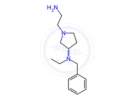 Chemical structure of 1-(2-Aminoethyl)-N-benzyl-N-ethylpyrrolidin-3-amine