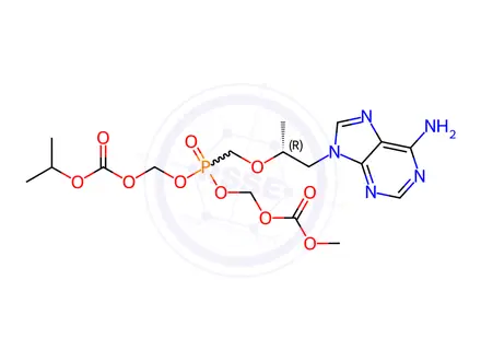 Chemical structure of Tenofovir Impurity N
