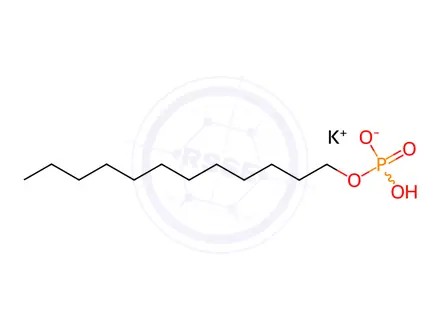 Chemical structure of Phosphoric acid, dodecyl ester, potassium salt
