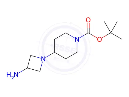 Chemical structure of (1-BOC-PIPERIDIN-4-YL-AZETIDIN-3-YL)-AMINE-2HCl