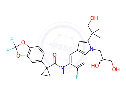 Chemical structure of Tezacaftor Impurity 2