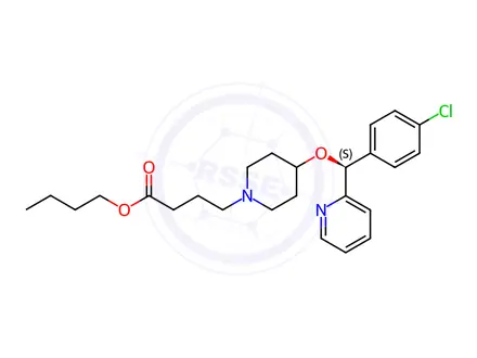 Chemical structure of Bepotastine Impurity 6 (Bepotastine Butyl Ester)
