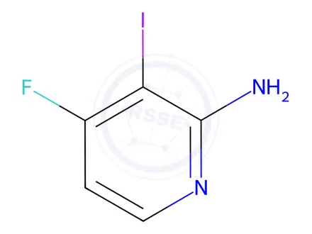 Chemical structure of 4-Fluoro-3-iodopyridin-2-amine
