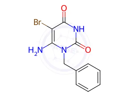 Chemical structure of Uracil Impurity 98