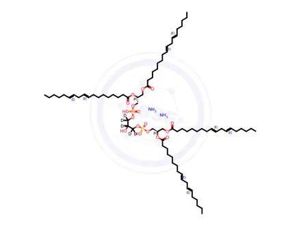 Chemical structure of 18:2 Cardiolipin-d5