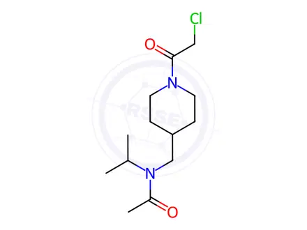 Chemical structure of N-((1-(2-Chloroacetyl)piperidin-4-yl)methyl)-N-isopropylacetamide