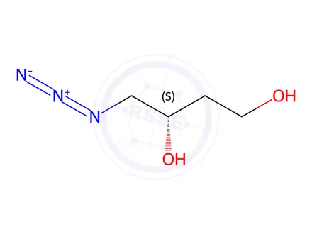 Chemical structure of (3S)-4-azidobutane-1,3-diol