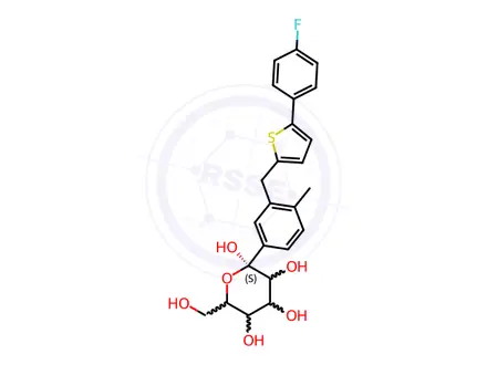 Chemical structure of Canagliflozin Impurity 20