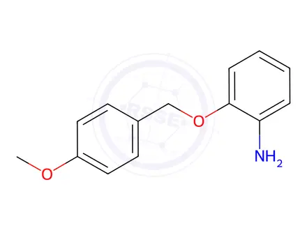 Chemical structure of 2-((4-Methoxybenzyl)oxy)aniline hydrochloride