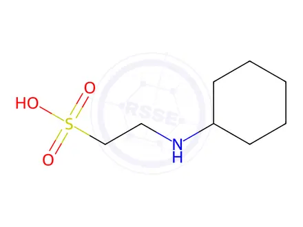 Chemical structure of 2-(N-Cyclohexylamino)ethanesulfonic Acid