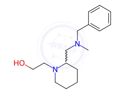 Chemical structure of 2-(2-((Benzyl(methyl)amino)methyl)piperidin-1-yl)ethanol