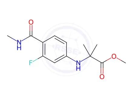 Chemical structure of Enzalutamide Impurity 34