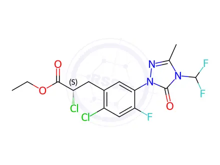 Chemical structure of Carfentrazone-ethyl Impurity 5