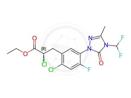 Chemical structure of Carfentrazone-ethyl Impurity 6
