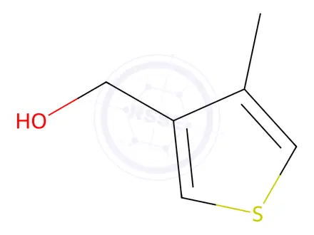 Chemical structure of (4-methylthiophen-3-yl)methanol