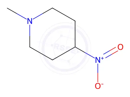 Chemical structure of Piperidine, 1-methyl-4-nitro-