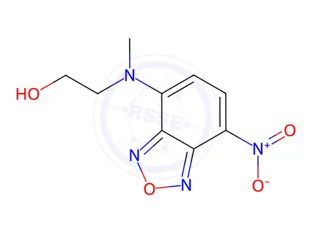 Chemical structure of Ethanol, 2-[methyl(7-nitro-2,1,3-benzoxadiazol-4-yl)amino]-