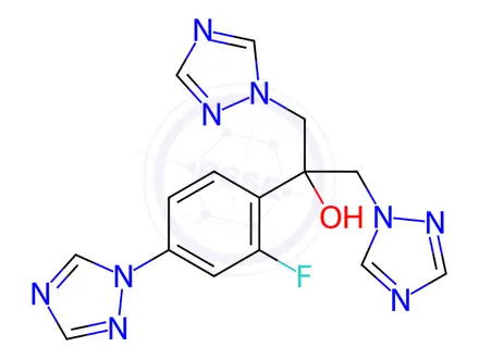 Chemical structure of Fluconazole EP Impurity B