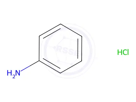 Chemical structure of Aniline hydrochloride
