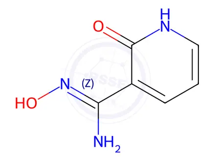 Chemical structure of (Z)-N'-hydroxy-2-oxo-1,2-dihydropyridine-3-carboximidamide
